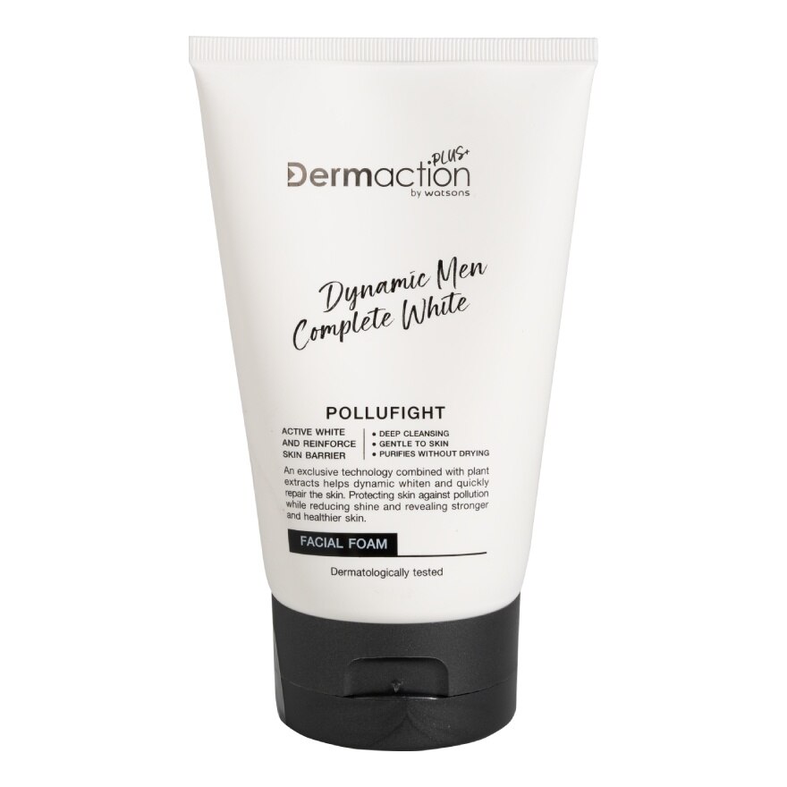 Dynamic Men Complete White Facial Foam 100ml.
