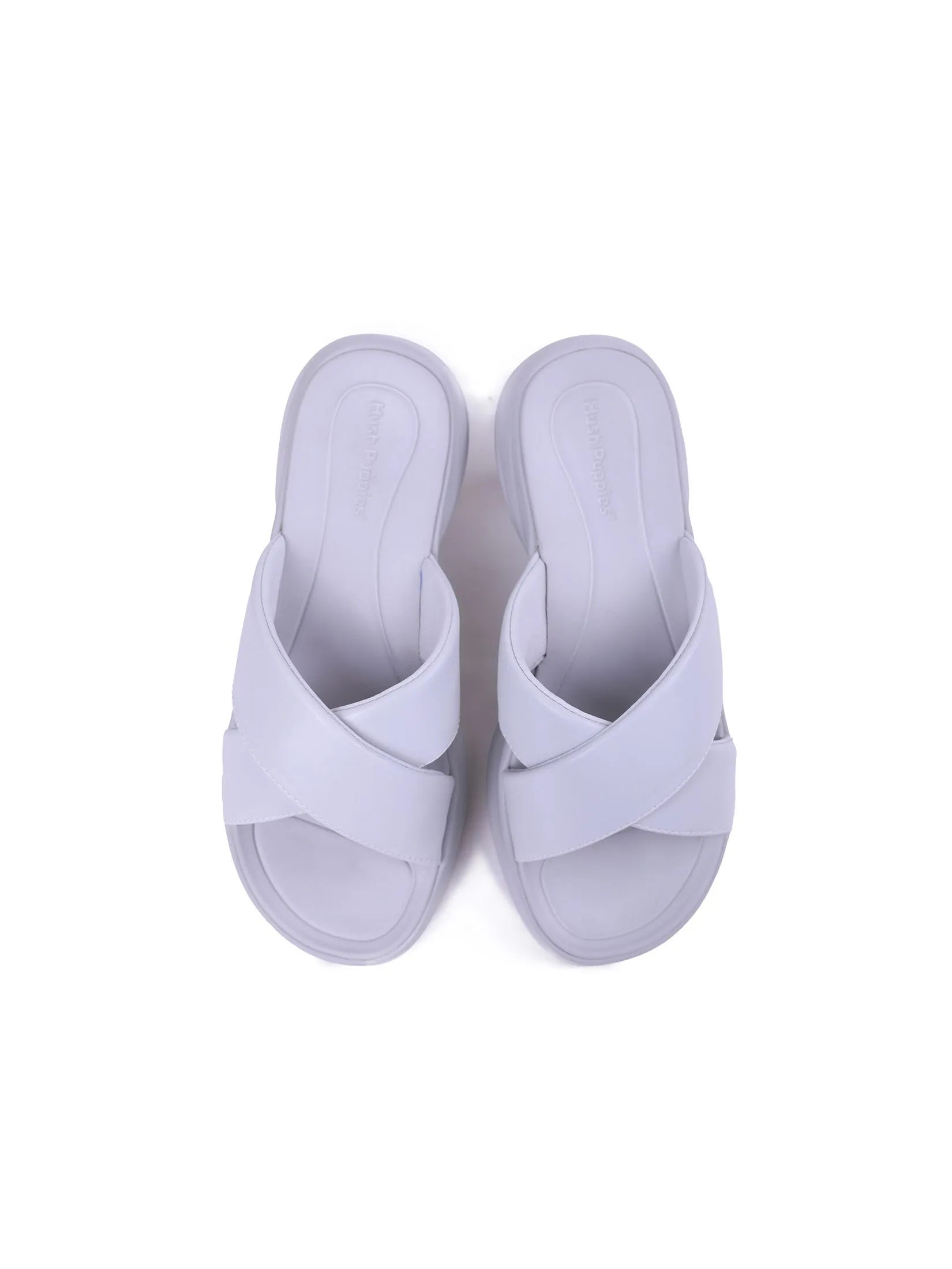 HUSH PUPPIES Women's Shoes Sandals Slides  - GREY