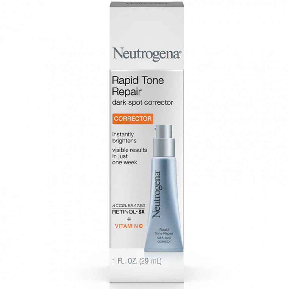 Neutrogena, Быстрое восстановление тонуса, корректор черных точек, 1 жидкая унция (29 мл)