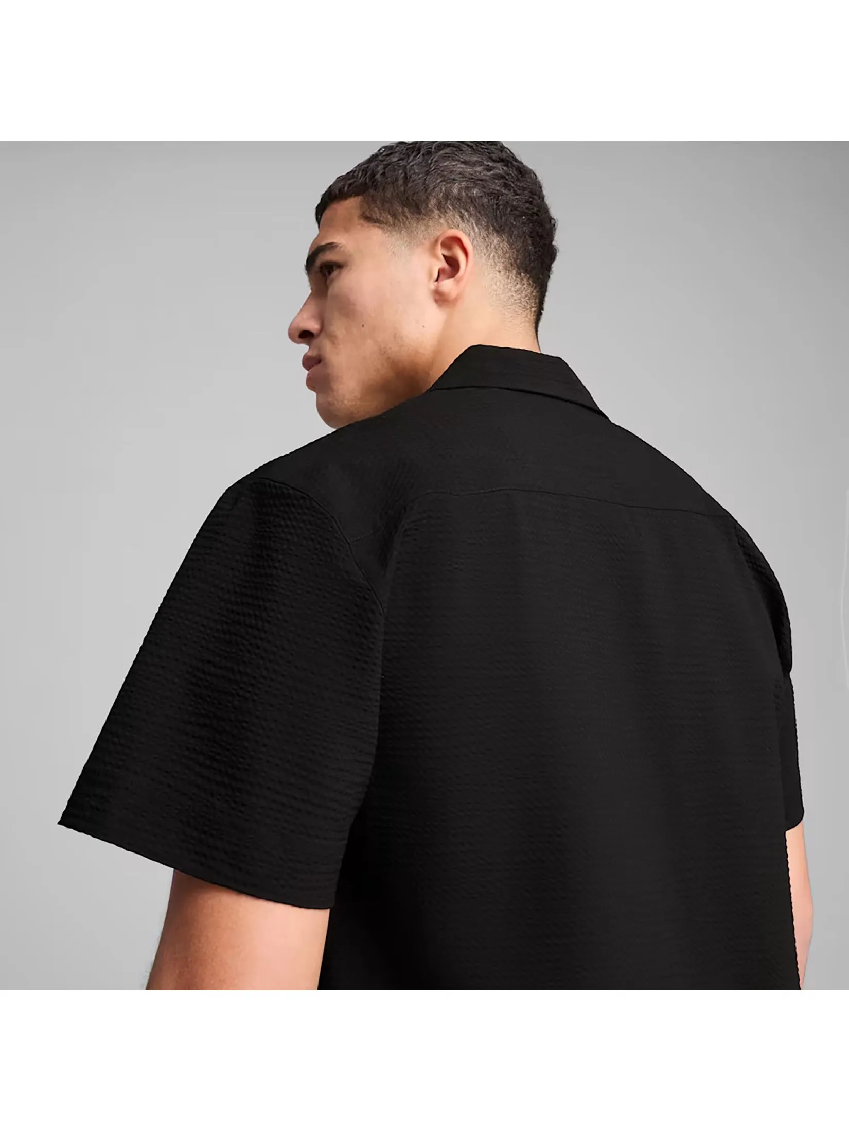 PUMA Men Shirt Wardrobe Essentials Seersucker Relaxed
