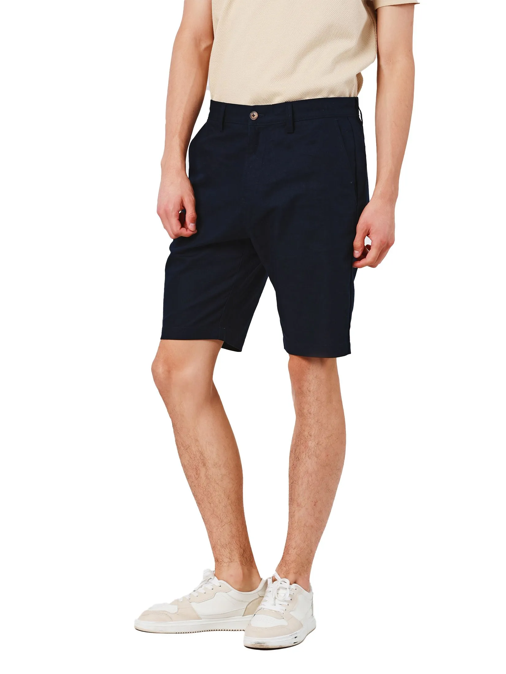 JOHN HENRY Men's Shorts (Slim Fit) Rejuvenate Vacation Navy