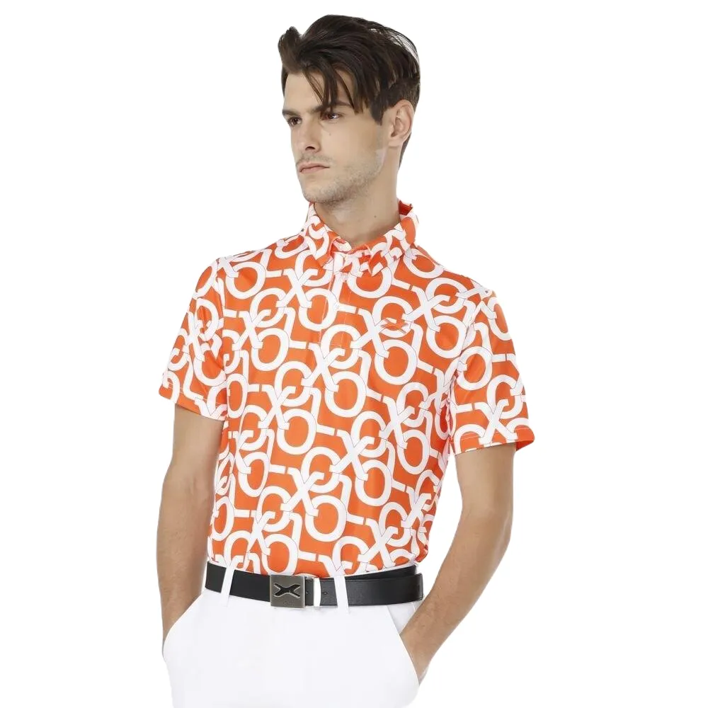 XOLO Orange COLOURFUL POLO (040046) Size - L