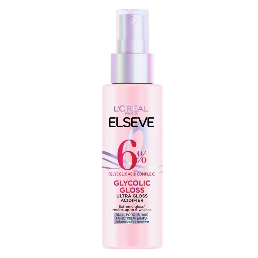 L'Oreal Paris Elseve Glycolic Gloss Ultra Gloss Acidifier 100 Ml. - Pink