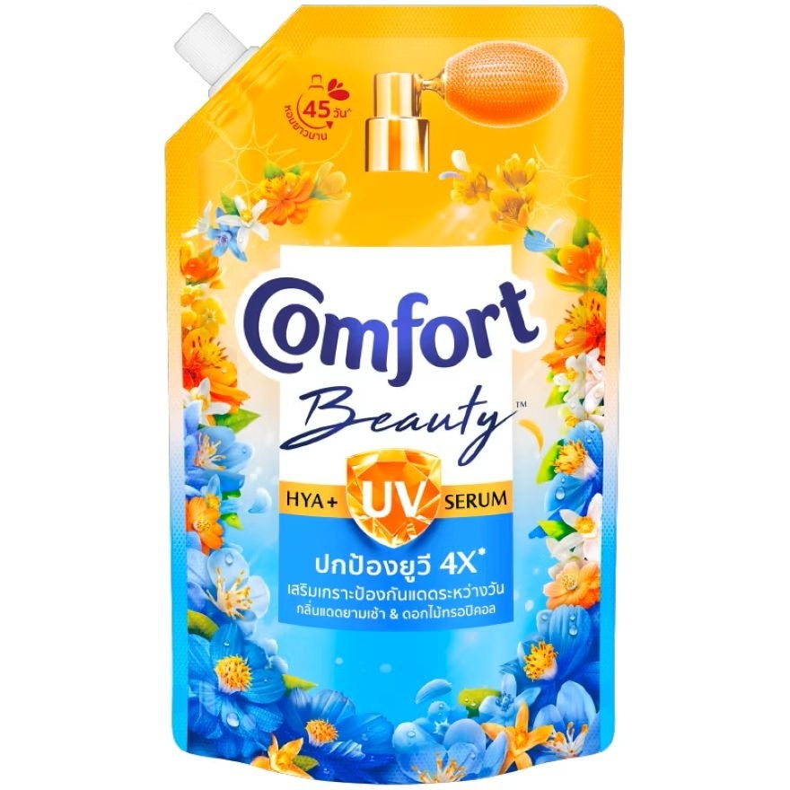 Comfort Beauty UV Concentrated Fabric Softener Morning Sunlight Tropical Flower470Ml. - Blue