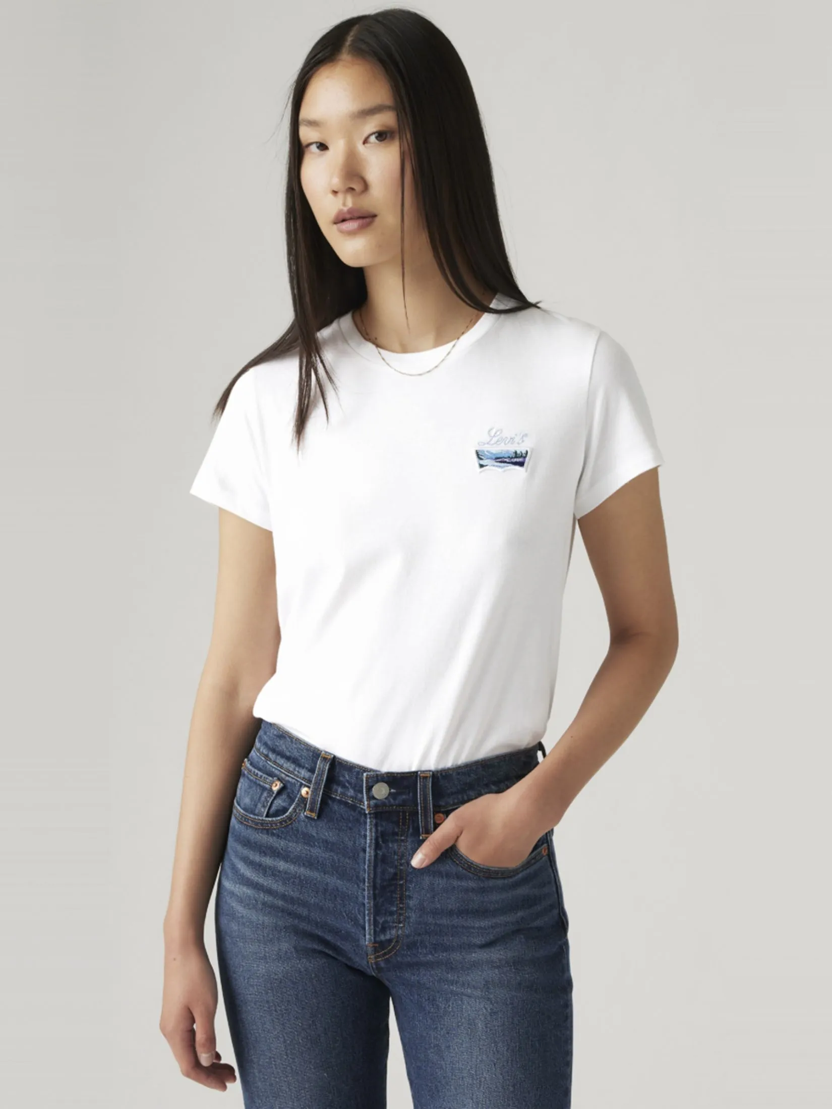 LEVI'S Women's Perfect T-Shirt  White