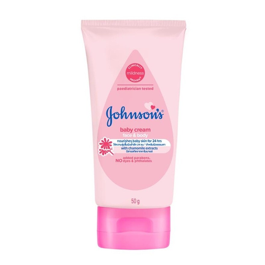 Johnson's Baby Cream Face Body 50 G. - Pink