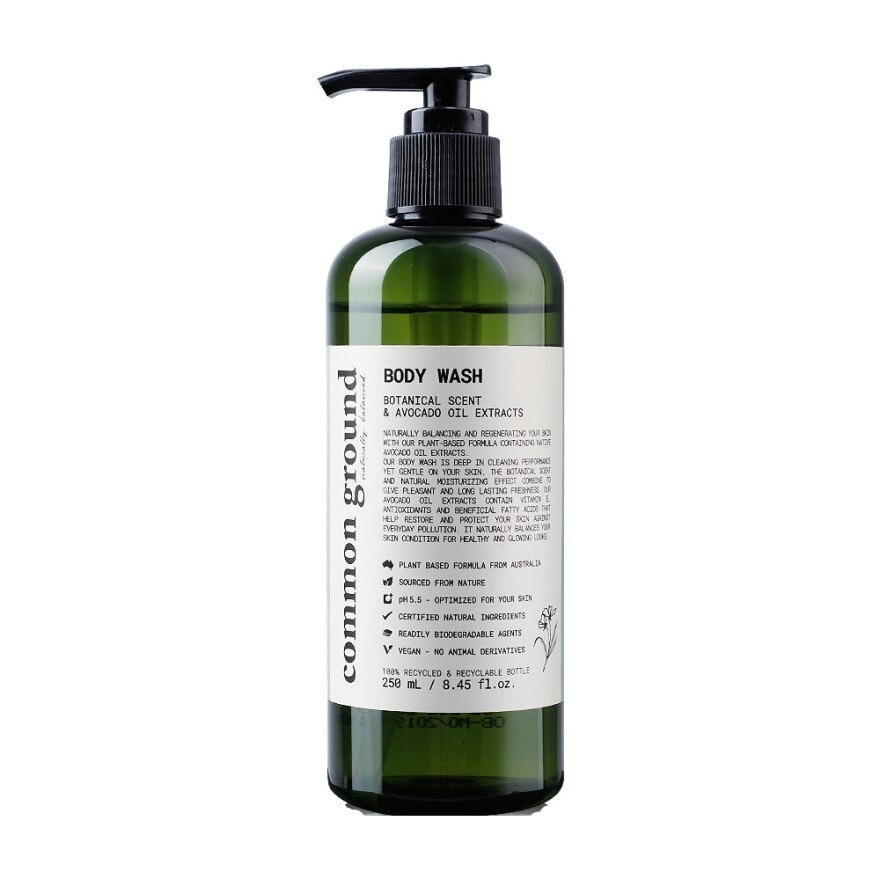 Common Ground Naturally Balanced  Regenerated Body Wash 250 ml.