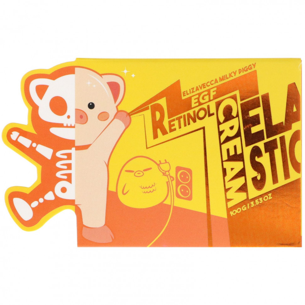 Elizavecca, Антивозрастной крем с ретинолом Milky Piggy EGF, 100 г