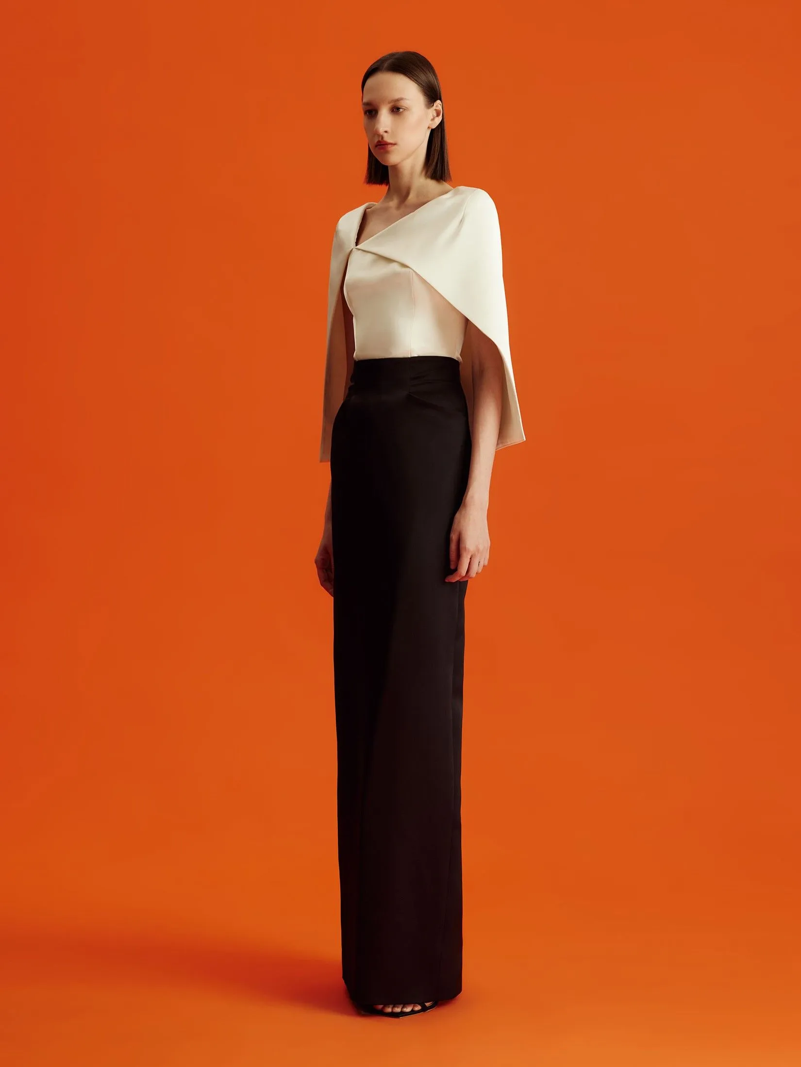 ASAVA (AW24 )Brynlee Column Women Skirt Black