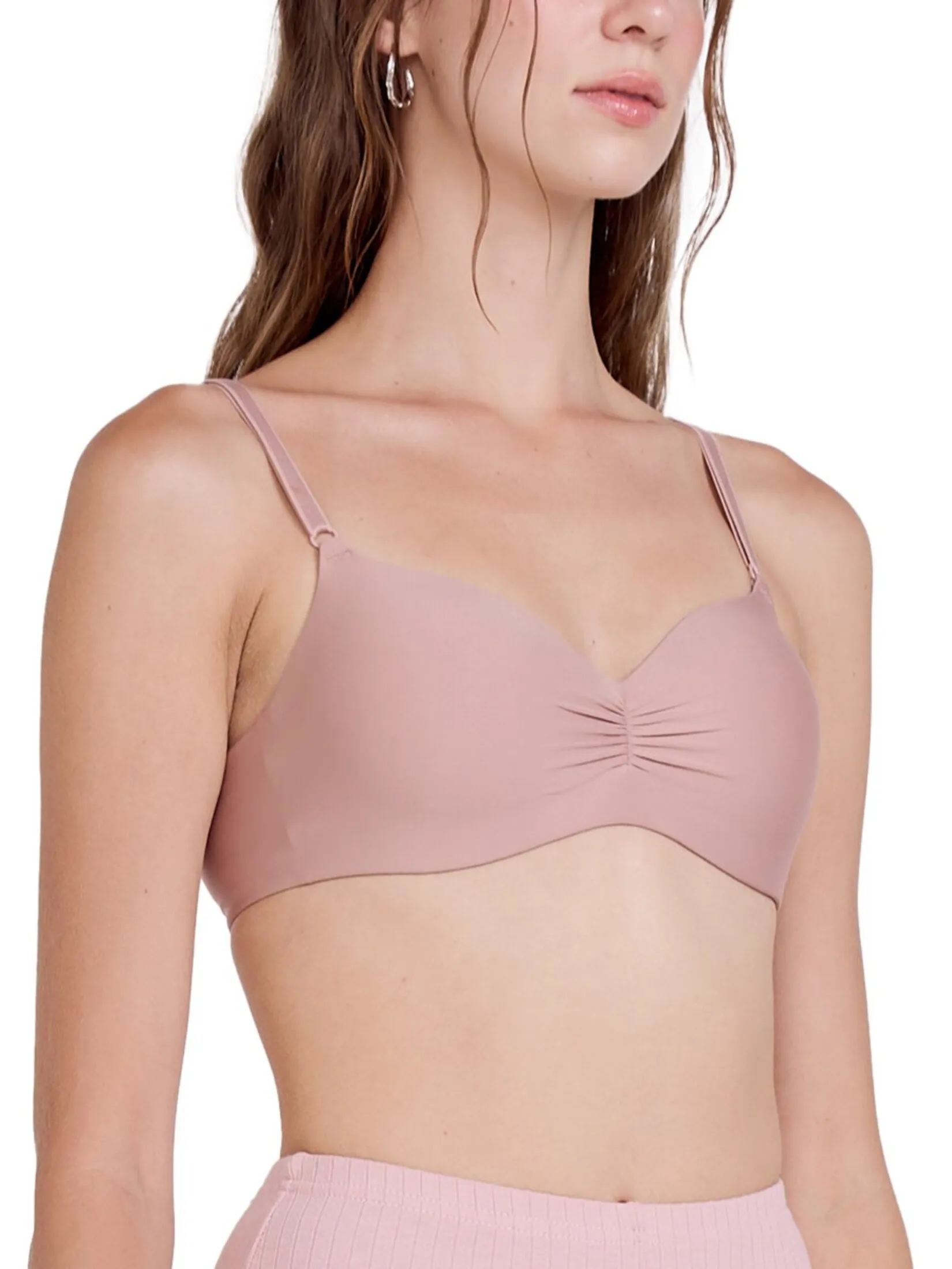 WACOAL Women Easy Matching Smart Size Bra Brown