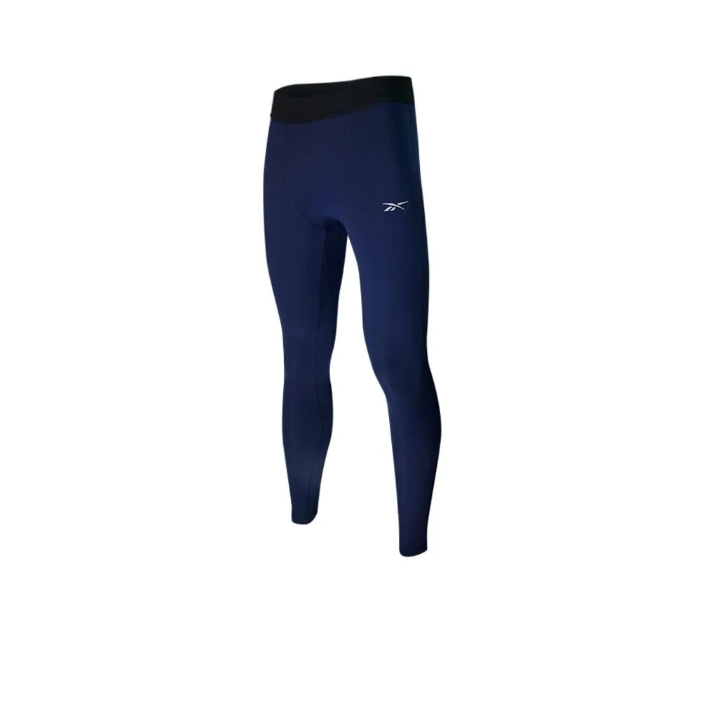 REEBOK ID Compression Tights Men Training Leggings Blue - RE099AP557ENTH