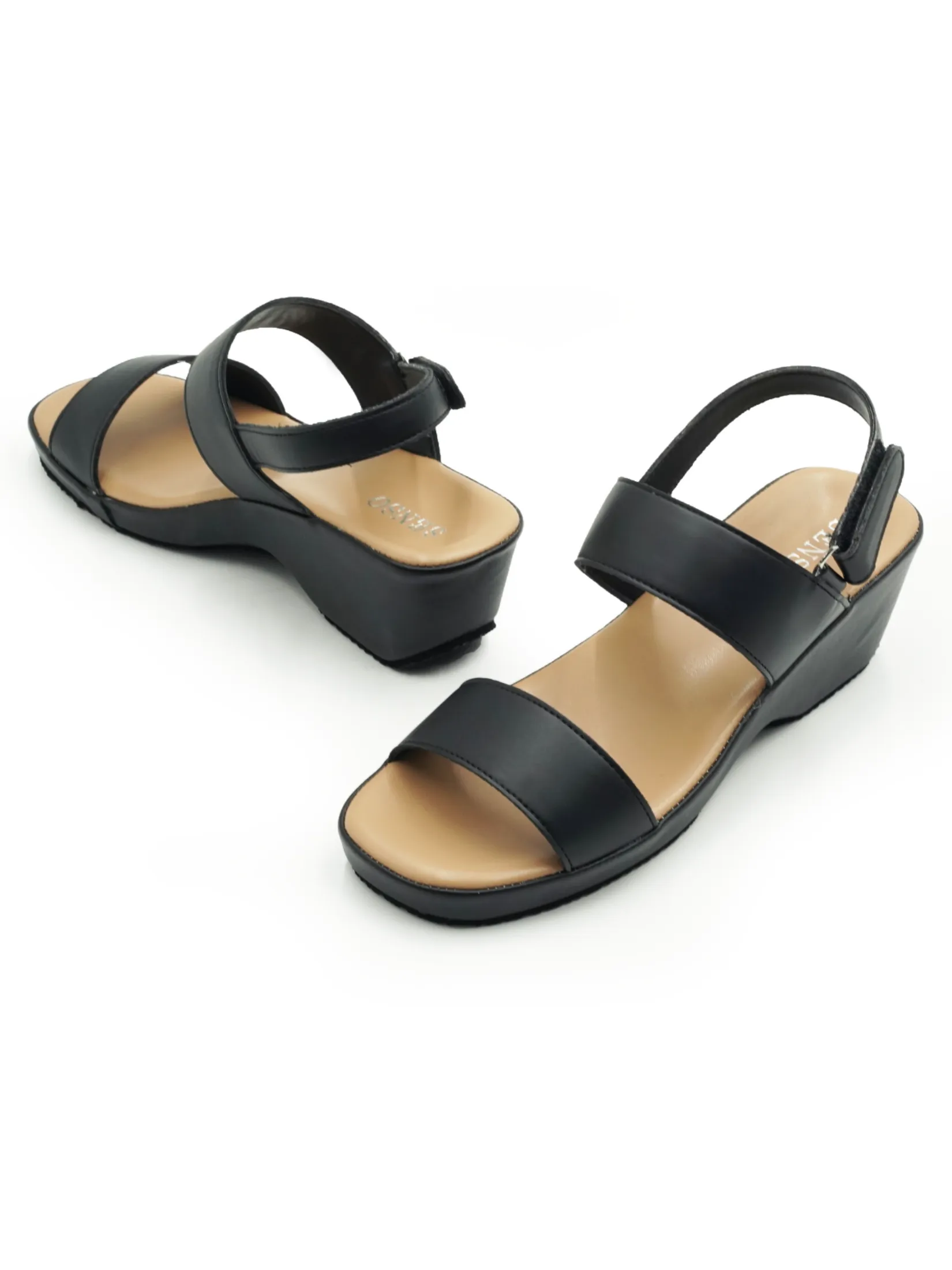 SENSO Women Comfort Sandals E87049 Black