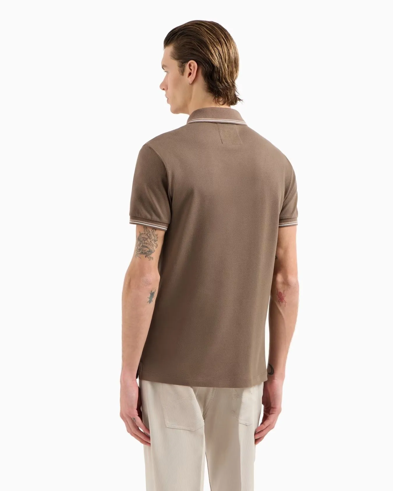 EMPORIO ARMANI Polo Men 8N1FB4-1JPTZ-U6195 Brown