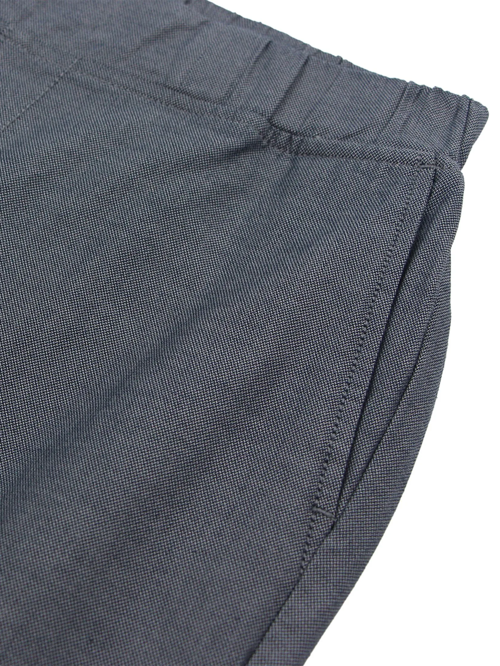 GIORDANO Women's Relaxed Elastic Denim Jeans Dark Indigo x White Grey