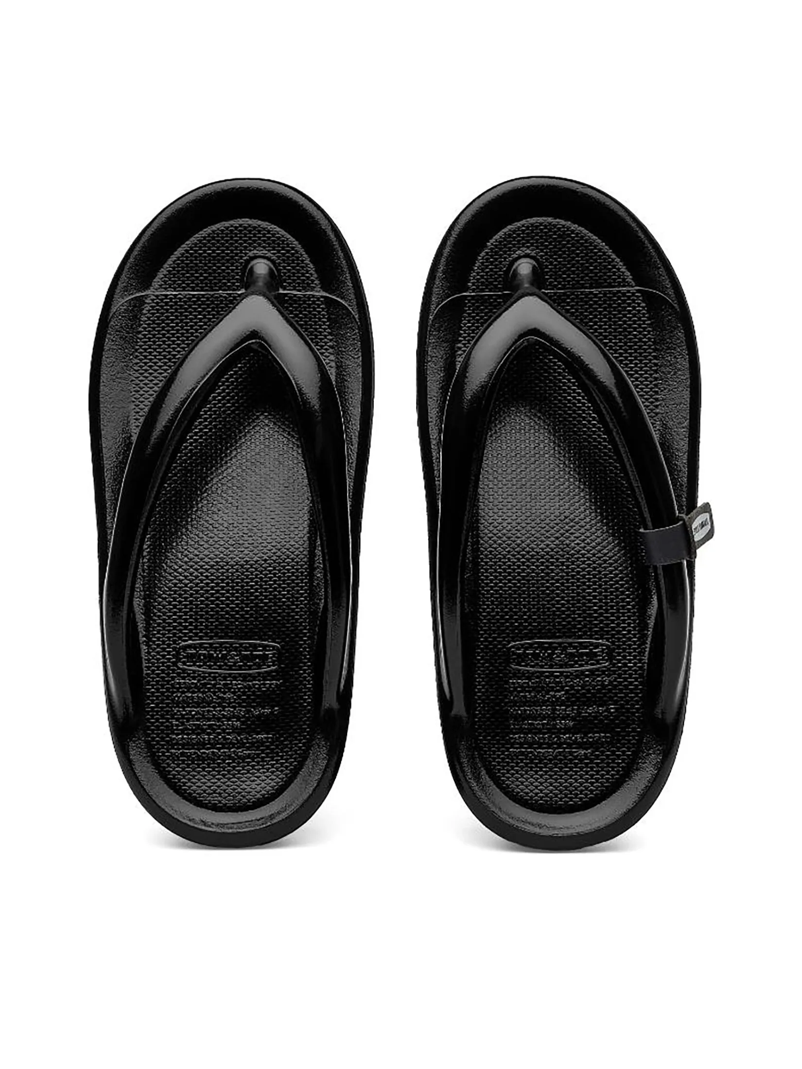 TAW&TOE Unisex Sandals Zerovity Flip Flop OG Glossy Black