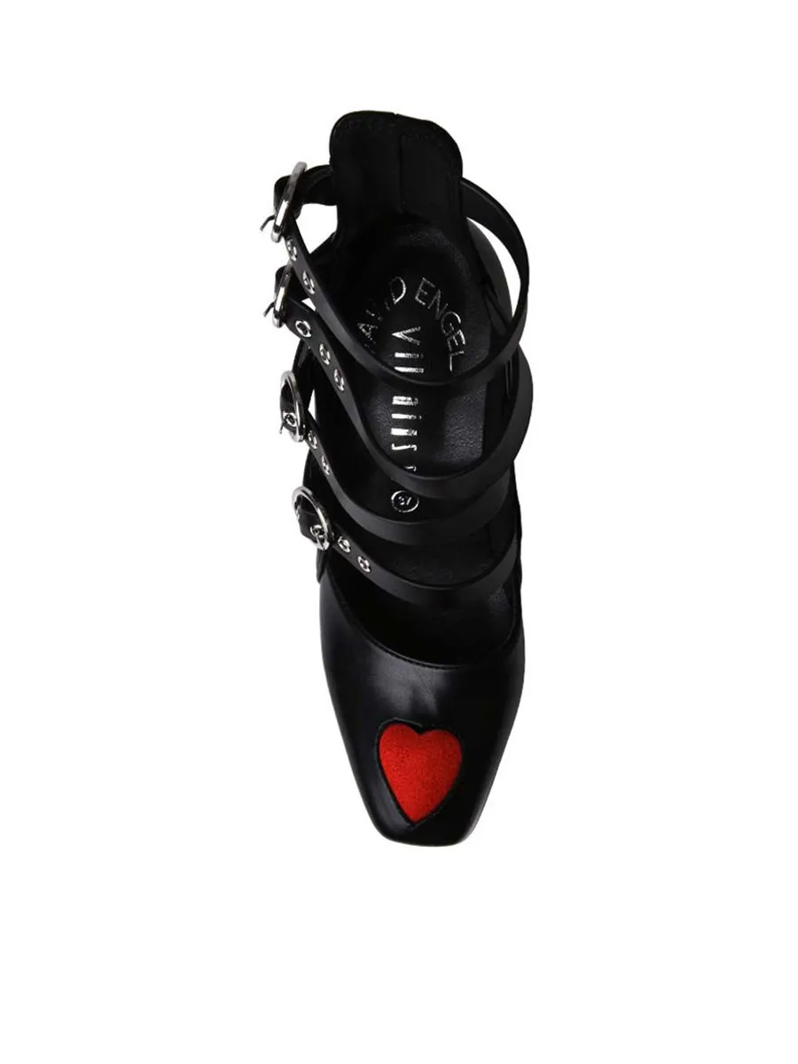 VILLAINS SF YESENIA Women s Platform Pumps BLACK