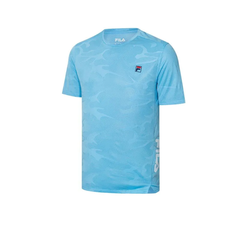 FILA Men Training T-Shirt Active Blue - FI039AP058EITH