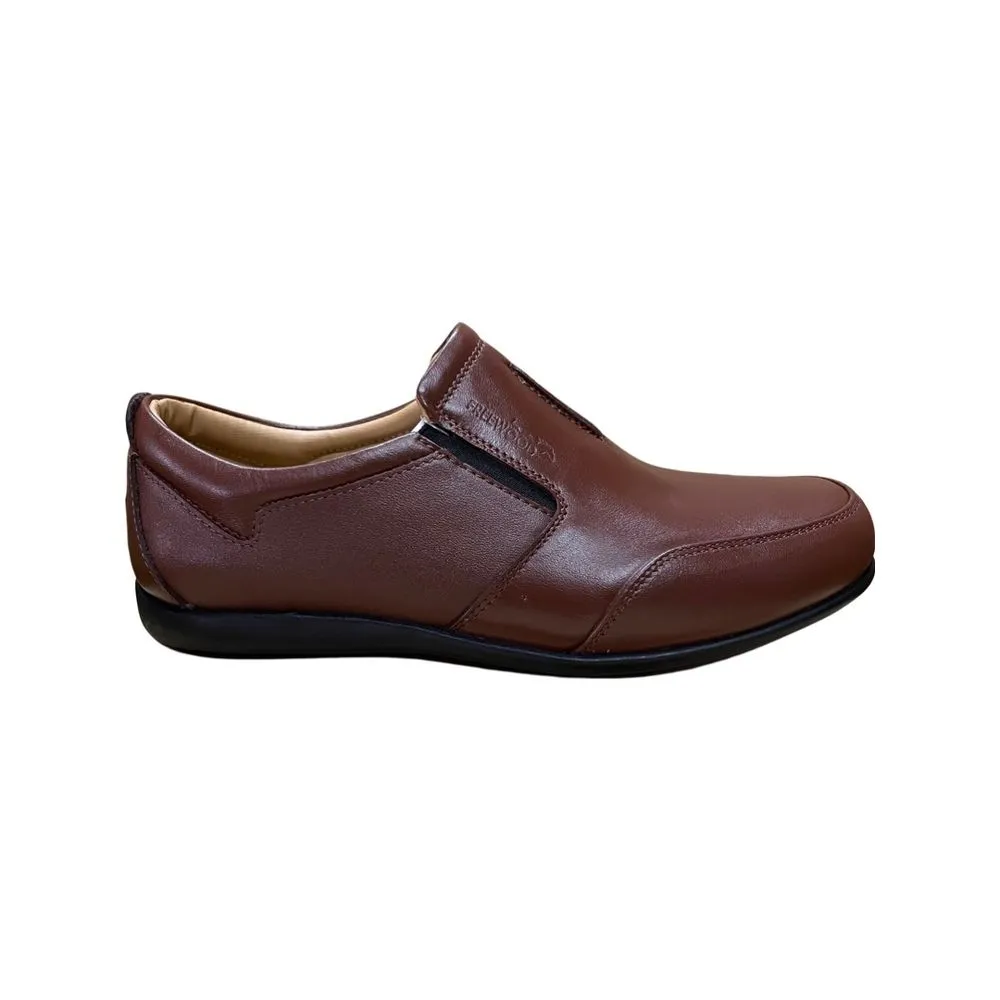 FREEWOOD SHOES casual slipon C6853509-mocha brown