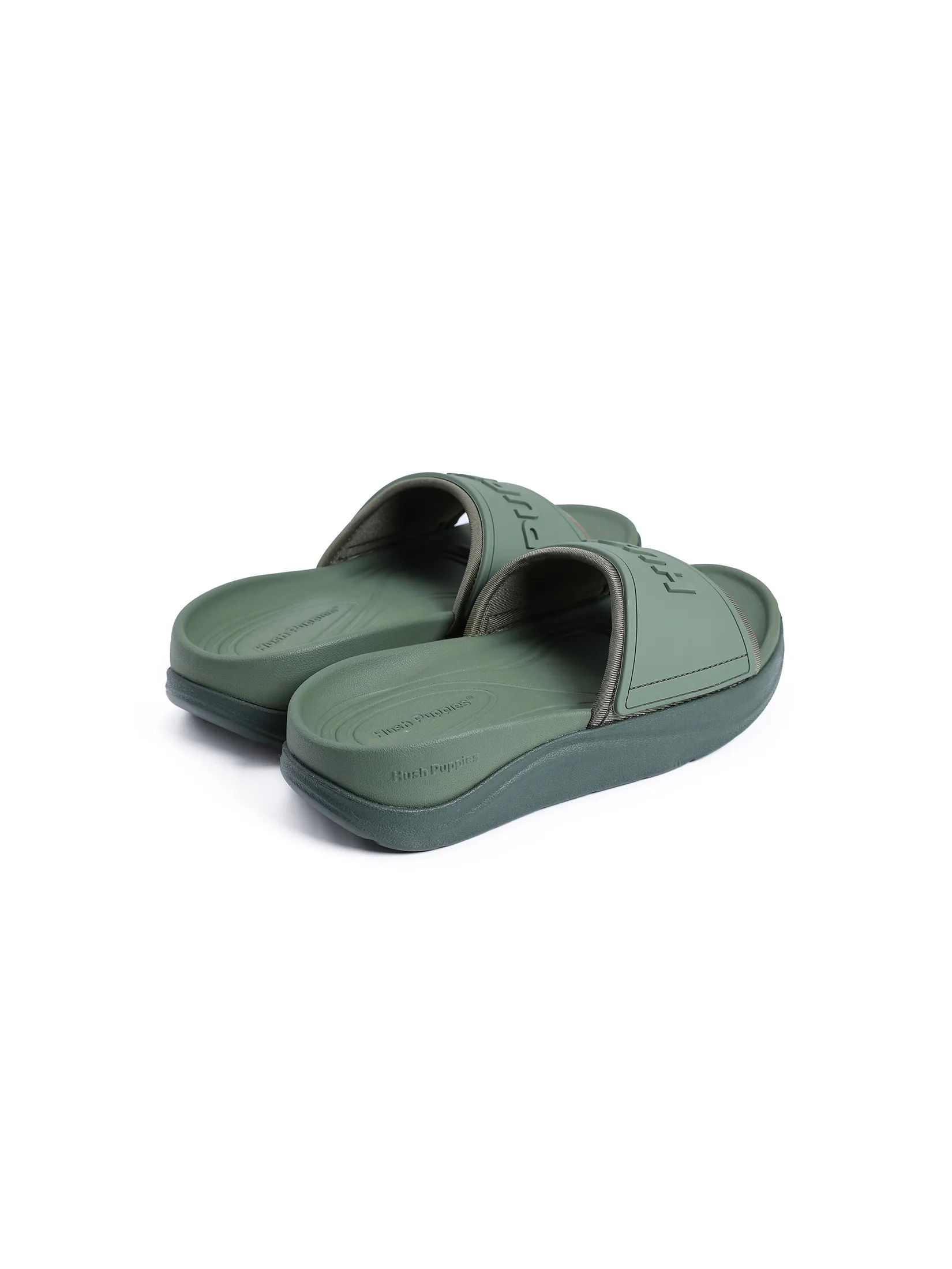 HUSH PUPPIES Women s Shoes Sandals Slides  - GREEN