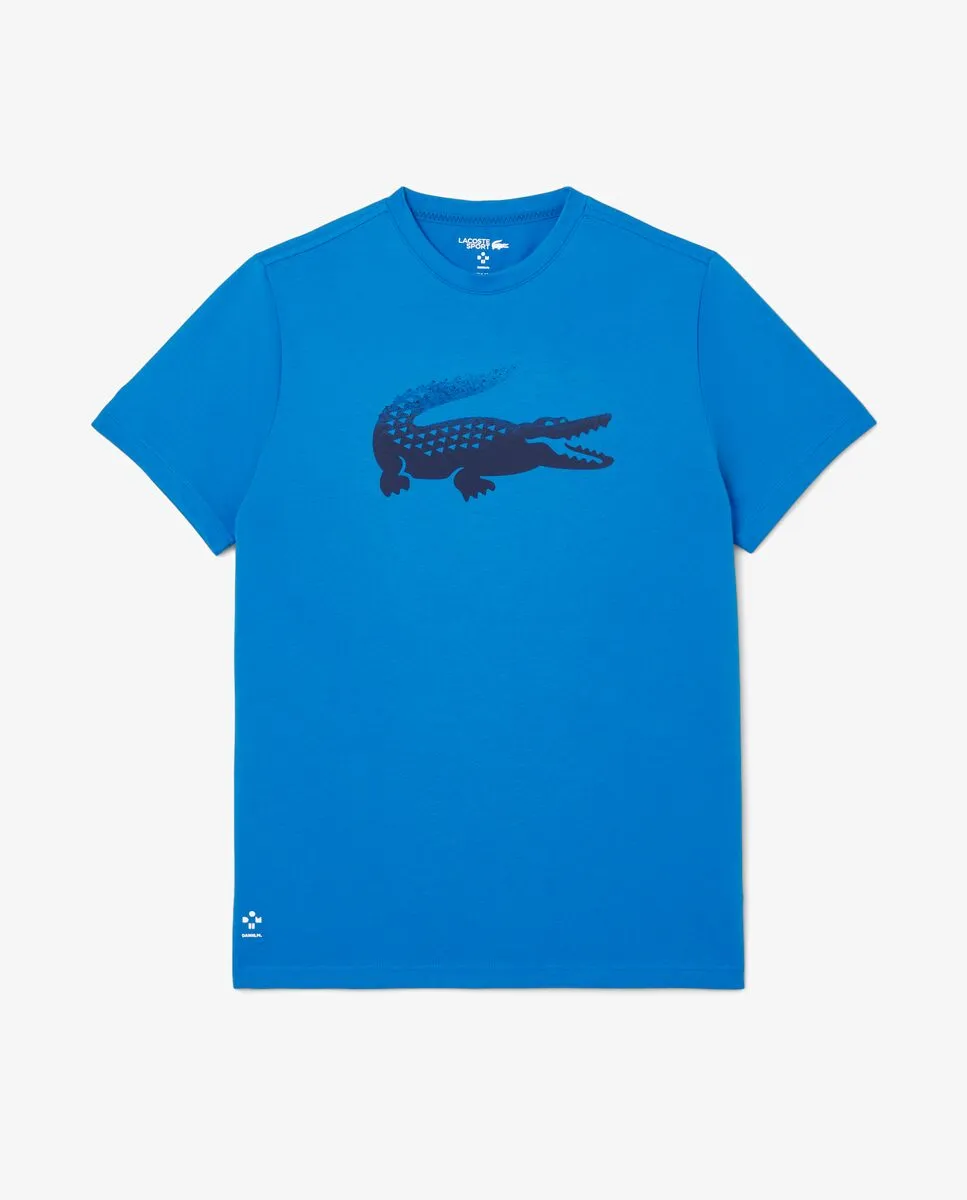 LACOSTE Lacoste Tennis x Daniil Medvedev T-Shirt Blue