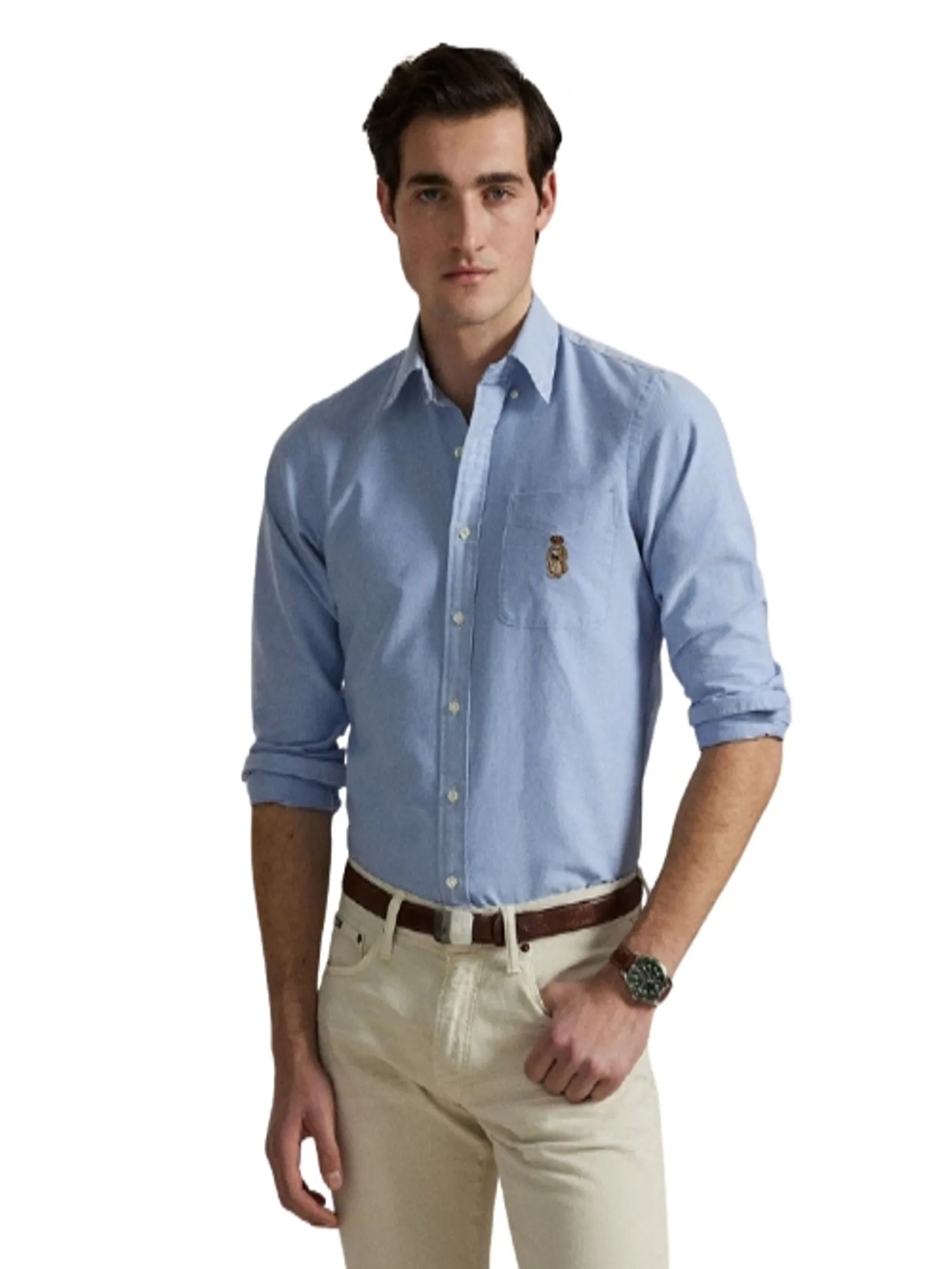 POLO RALPH LAUREN Shirt Men MNPOWOV16824448 Blue