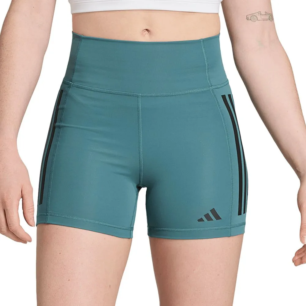 ADIDAS Women Training Shorts Optime 3-Stripes 1/4 Green - AD001AP904ELTH