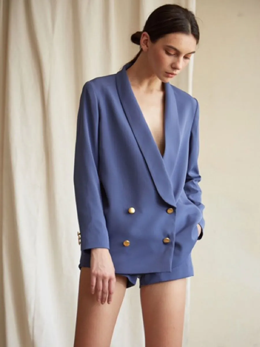 SILA COLLECTION Shorts Cyanine blue