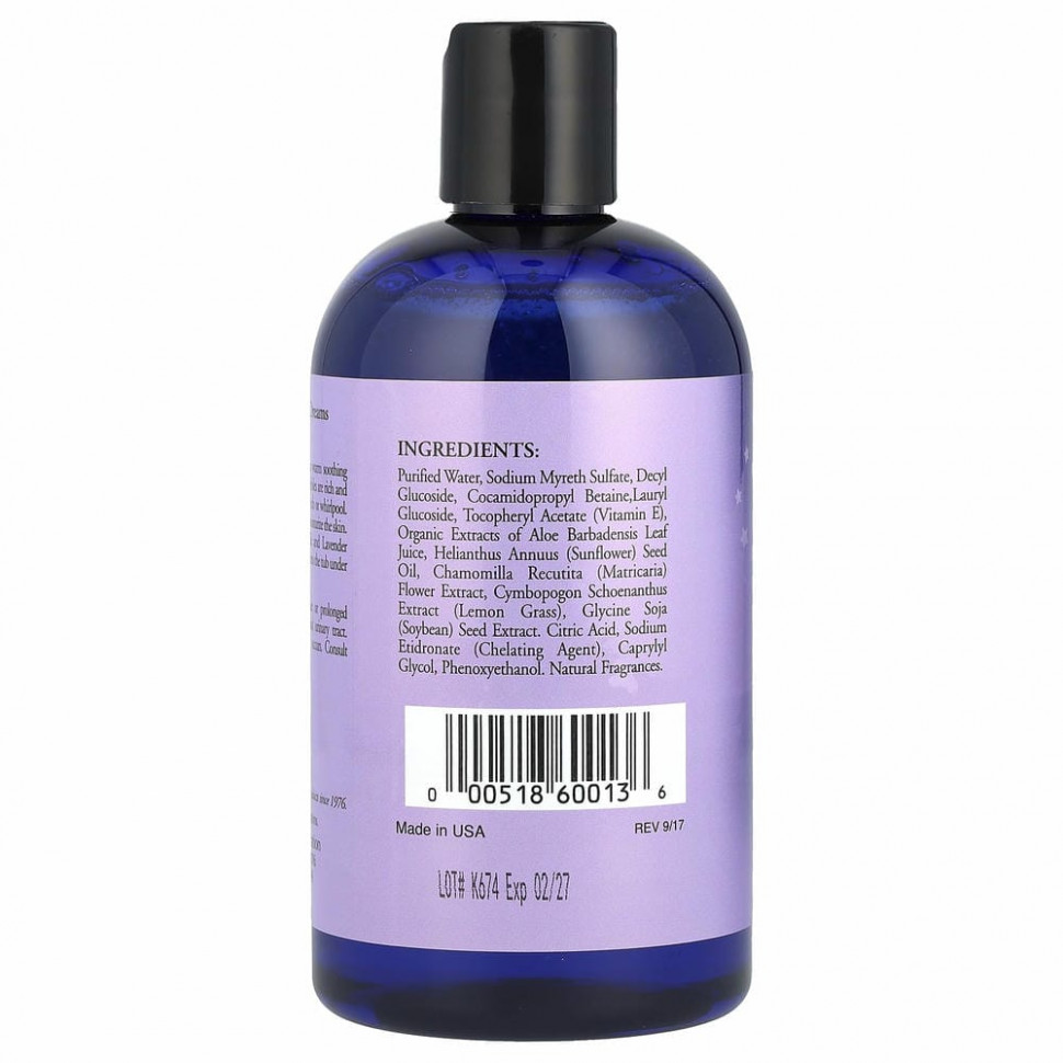 Rainbow Research, детская пена для ванны, «Приятные сладкие сны», 360 мл (12 жидких унций)