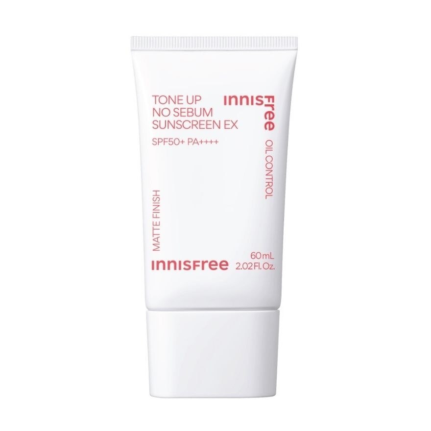 Innisfree Tone Up No Sebum Sunscreen EX SPF50+ PA++++ 60 Ml.