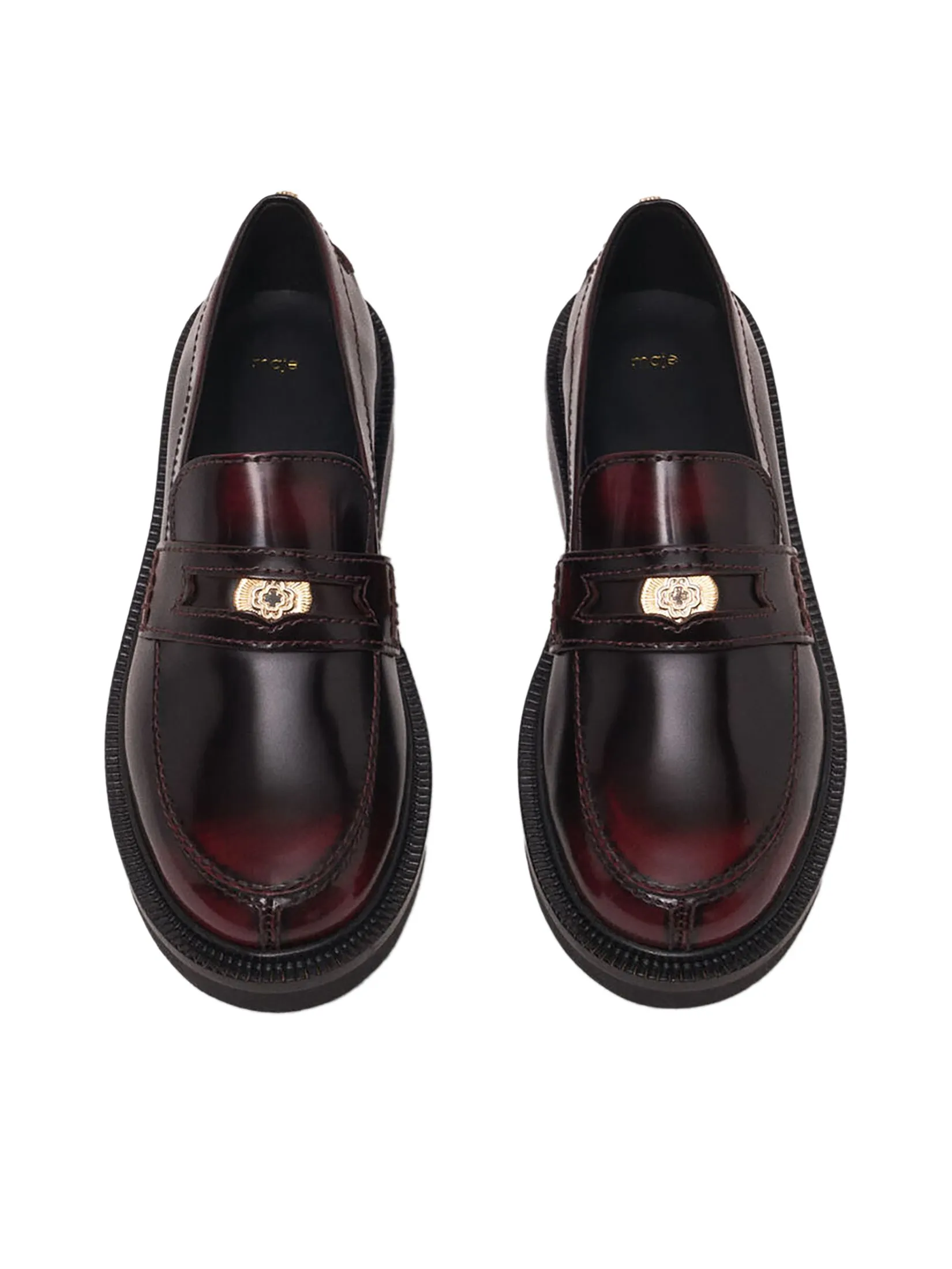 MAJE Women Loafers Brushed Leather