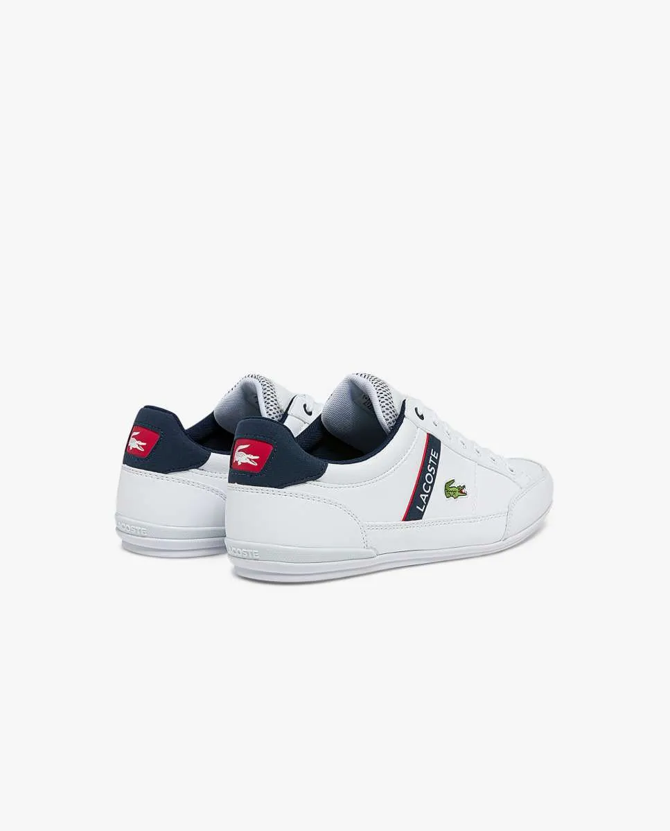 LACOSTE Men’s Chaymon Textile and Synthetic Trainers White