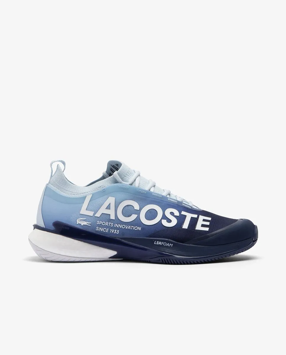 LACOSTE Men’s AG-LT25 Lite Tennis Shoes Blue Size - 10 UK
