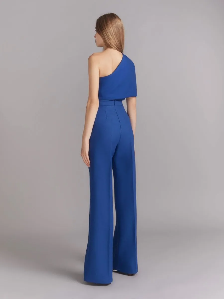 ASAVA (AW23) Laberta High-waisted Women Pants Blue