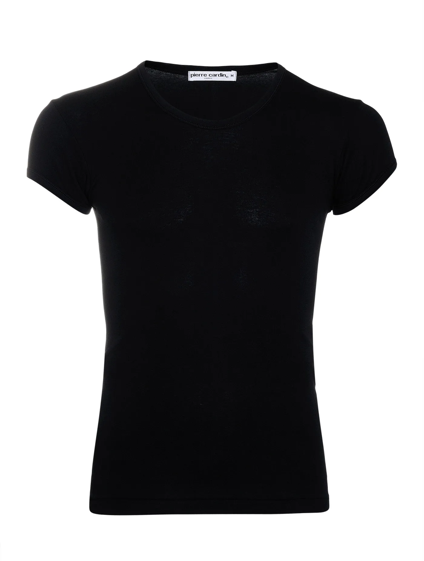 PIERRE CARDIN V Neck Shirt Black Size M