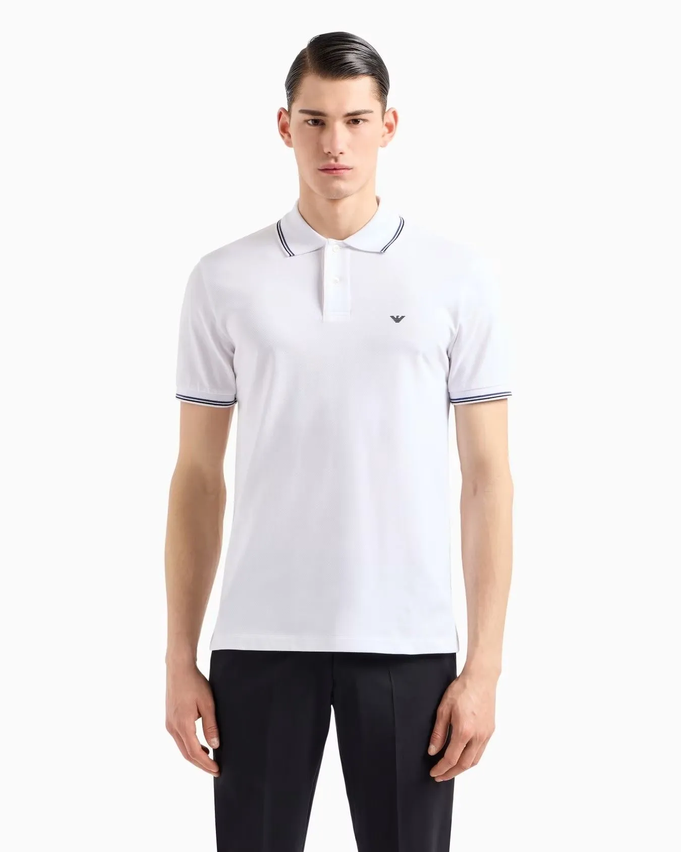 EMPORIO ARMANI Polo Men 8N1FB4-1JPTZ-0100 Off-White