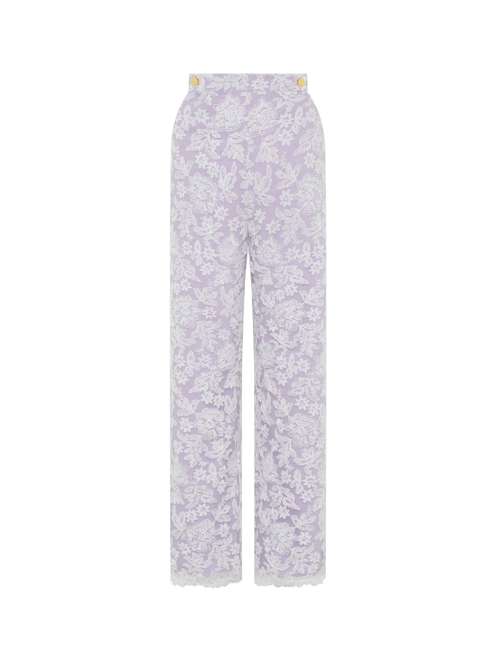 ASV (RS25)Aster Women Straight Pants Purple