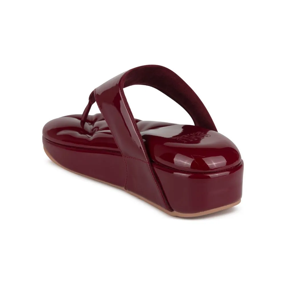 SHU SOFASHOE CLASSY - GLOSSY RED WINE