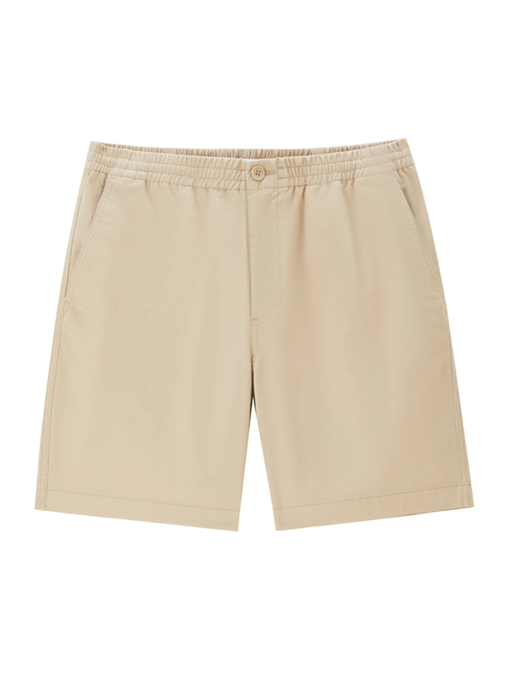 GIORDANO Men s Online Exclusive Twill Elastic Waist Pleat Shorts (Korea) Khaki Size - M