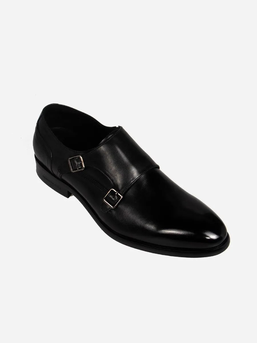 KENNETH COLE MEN'S MONK SHOES JOSEPH / BLACK