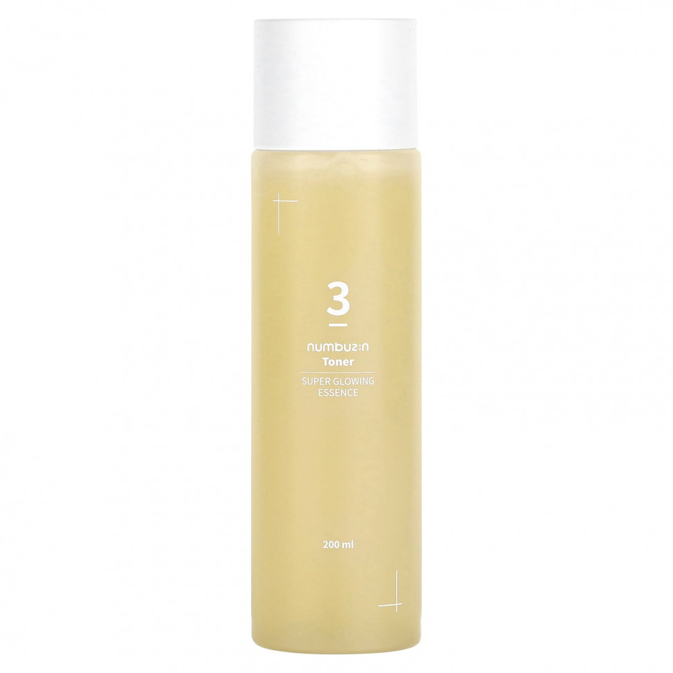 Numbuzin, Super Glowing Essence Toner, № 3, 200 мл (6,76 жидк. Унции)