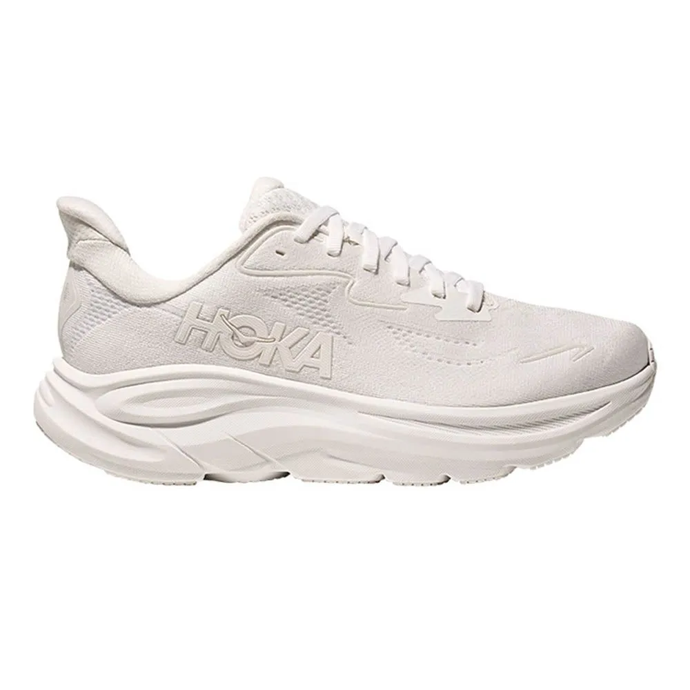 HOKA Men Running Shoes Clifton 10 Wide White - HO229SH383EETH