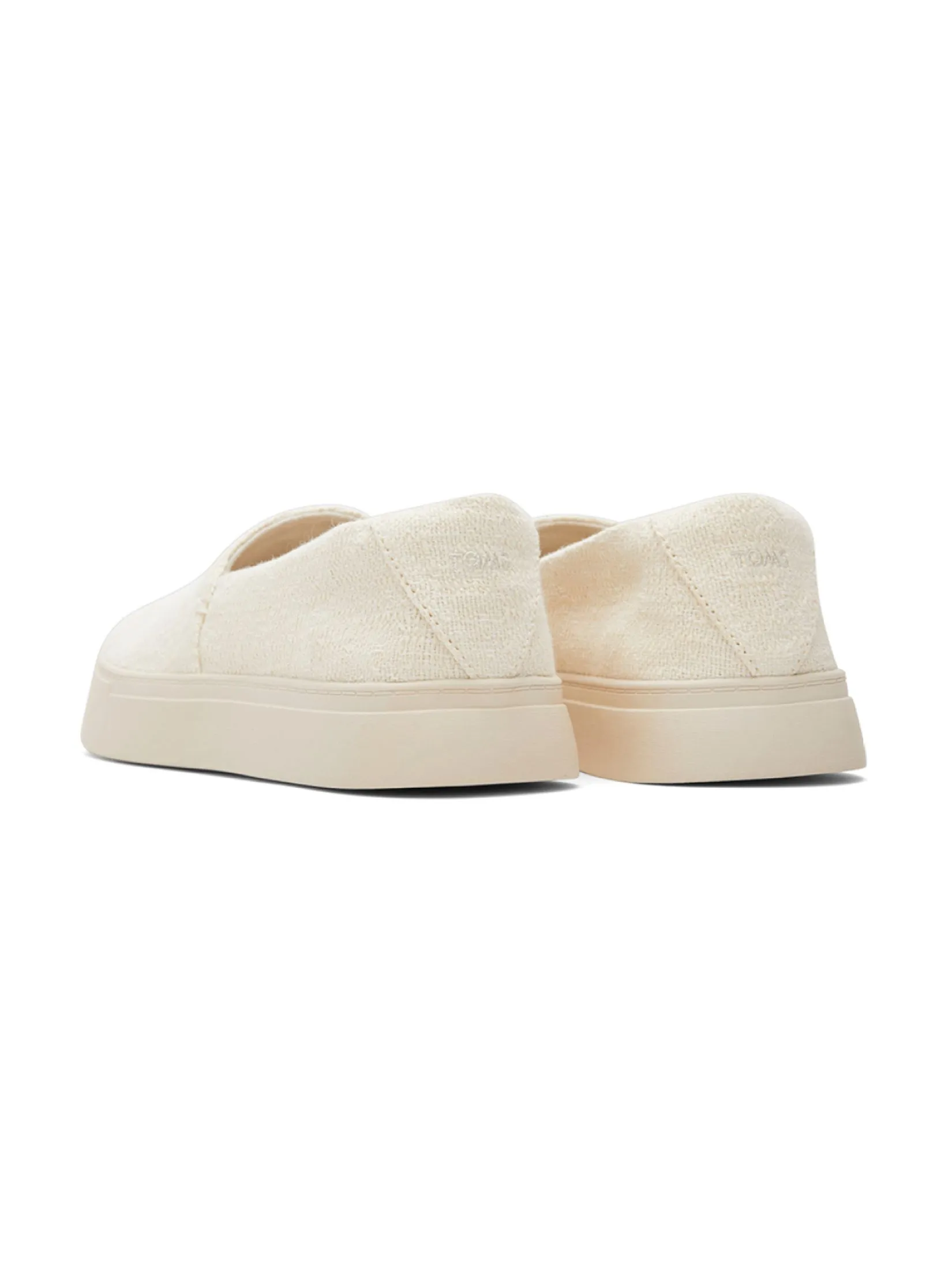 TOMS Women Shoe Slip On Kameron Natural Two Tone Slub