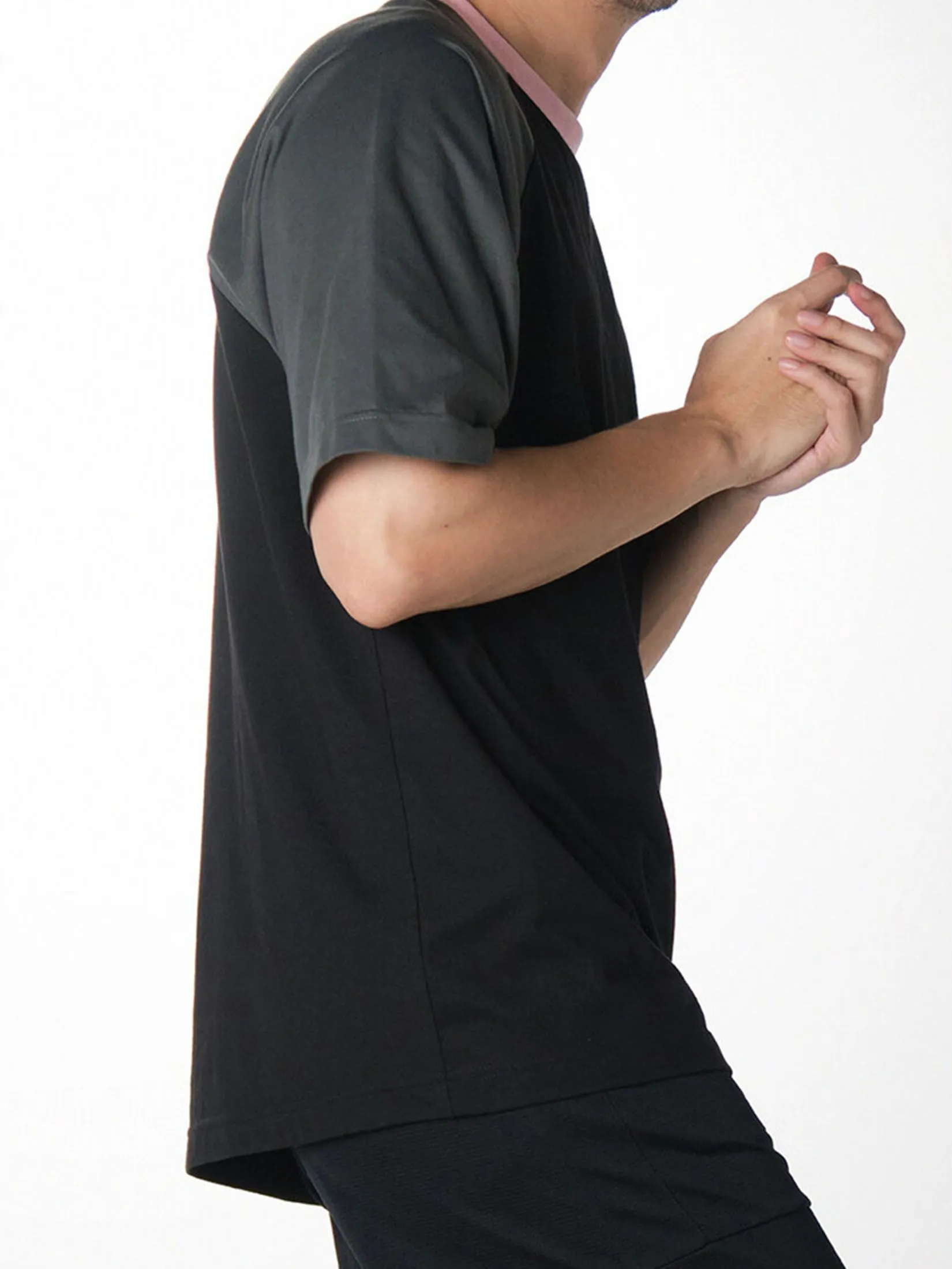 ERA-WON Oversized T-Shirt Short Sleeves Black