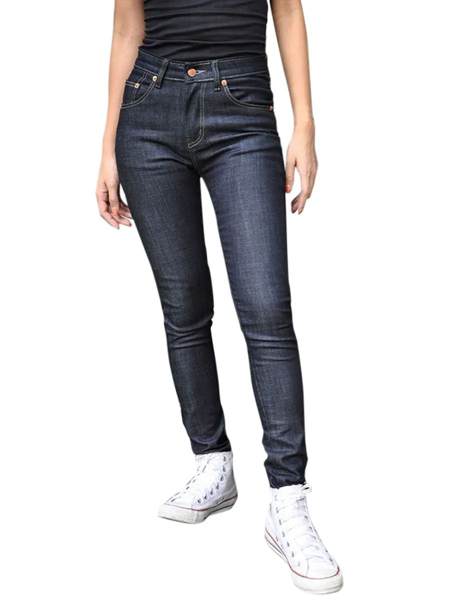 SIMPLE&RAW Moon Shine High Rise Jeans Js906-H-26 Blue