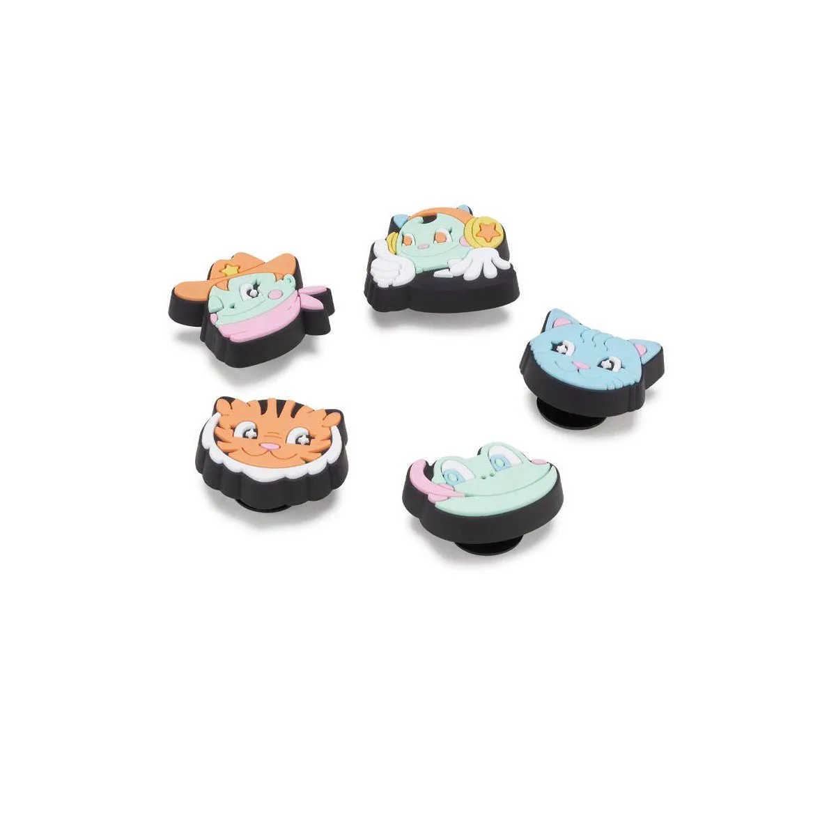 CROCS Jibbitz Shoes Charm Kawaii Cartoons 5-Pack Multi Color - CR024AC211DSTH