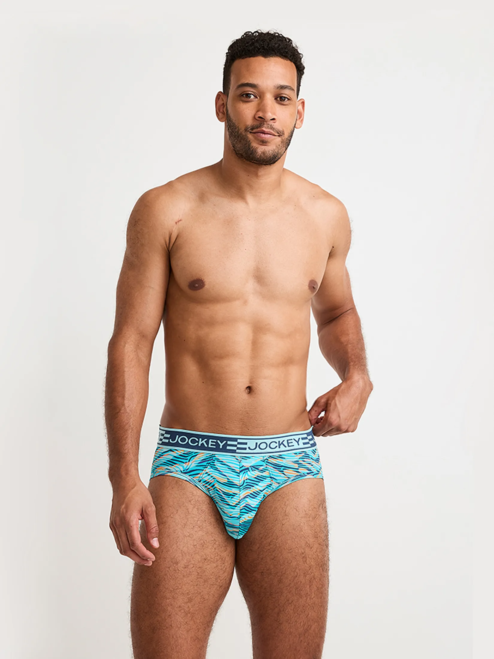 JOCKEY UNDERWEAR Men s SPORT MICROFIBER ACTIVE BRIEFS BLUE