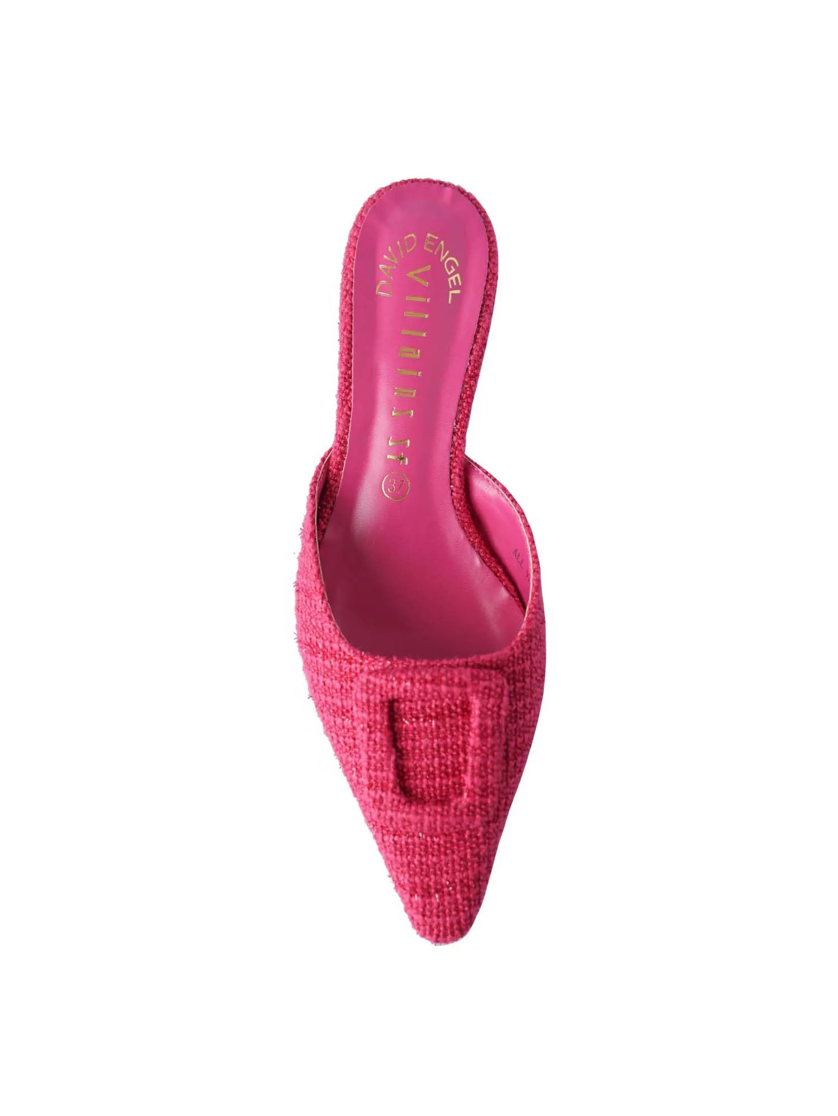 VILLAINS SF ELVA Women's Mule Heels FUCHSIA