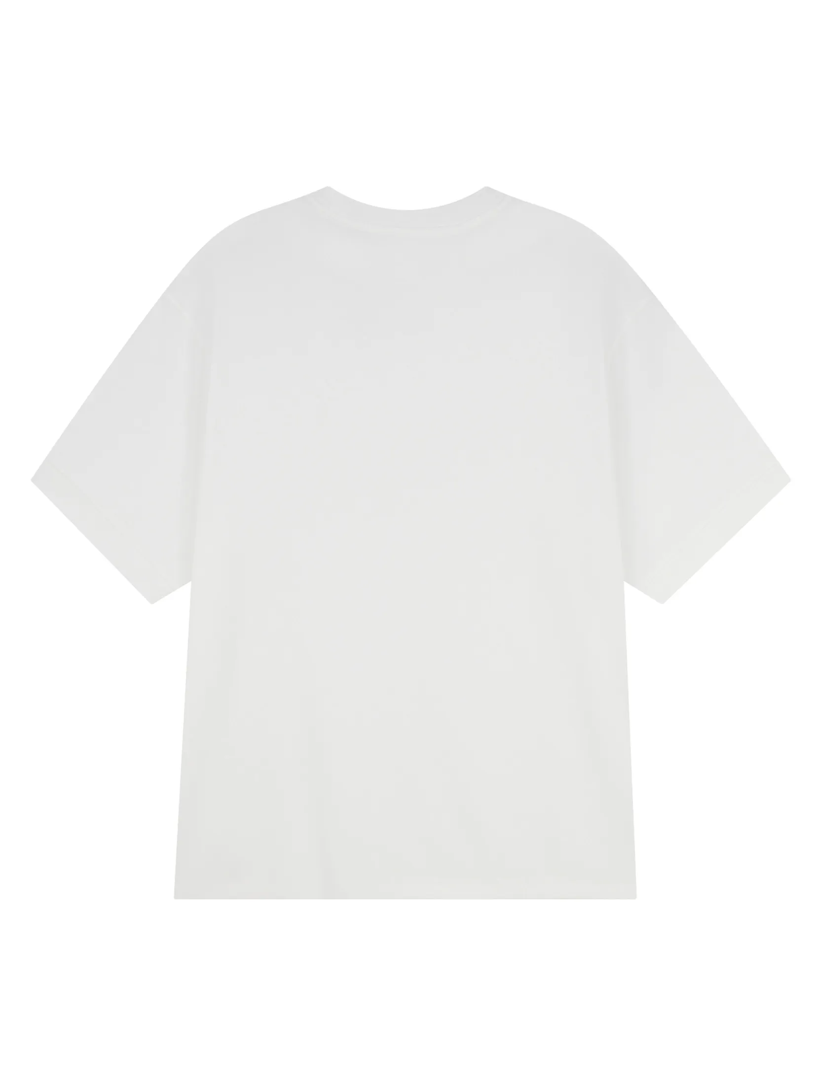GIORDANO Men s Sorona Jacquard Short Sleeve Oversize Tee White