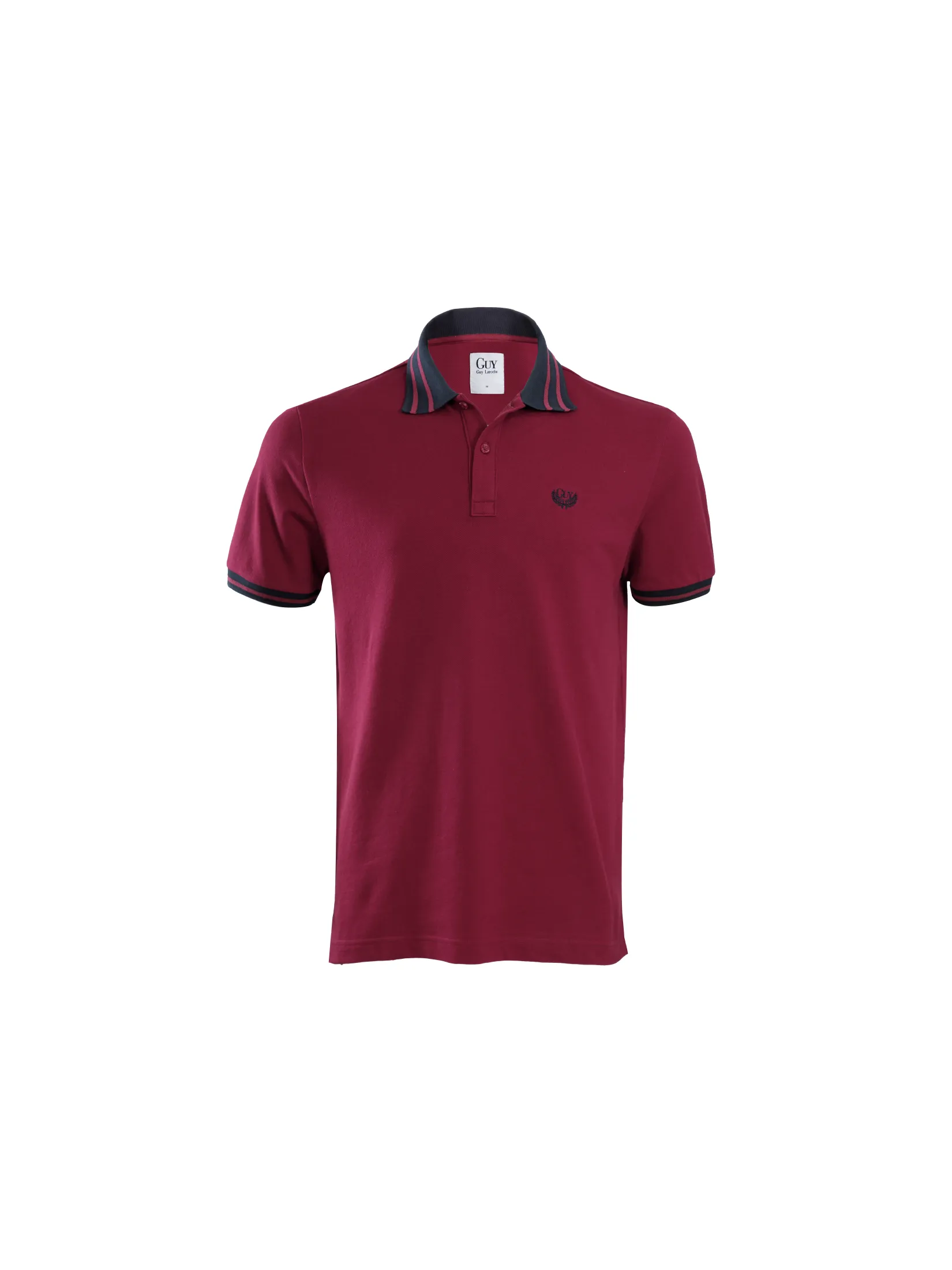 GUY LAROCHE MENWEAR MEN SHORT SLEEVE POLO SLIM  FIT  RED CASUAL STYLE GUY LAROCHE DKP6201P4 Size - L