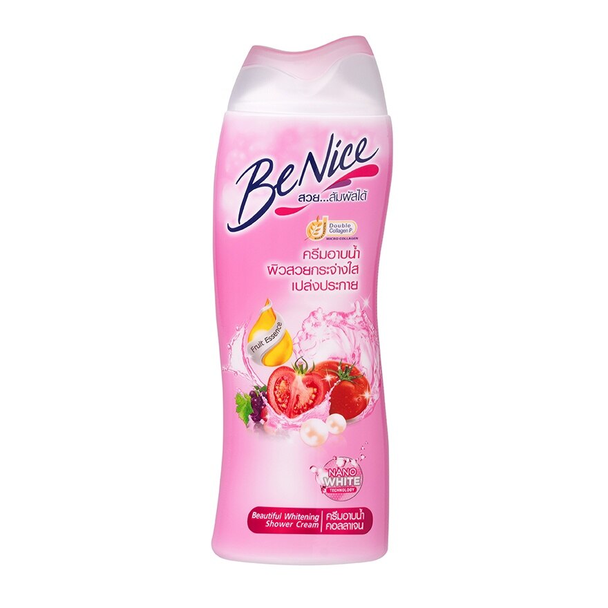Benice Shower Cream Beautiful Whitening 170 Ml. ครีมอาบน้ำ ผิวเด้ง ฉ่ำน้ำ - Pink